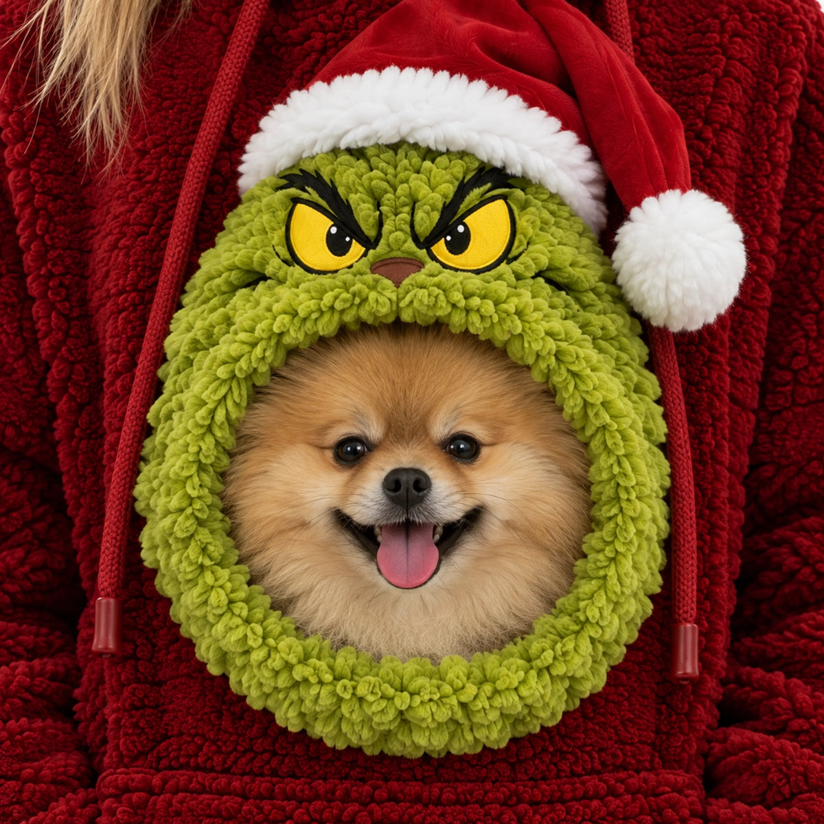 MerryCarries™ — “The Grumpy One” Pet Hoodie